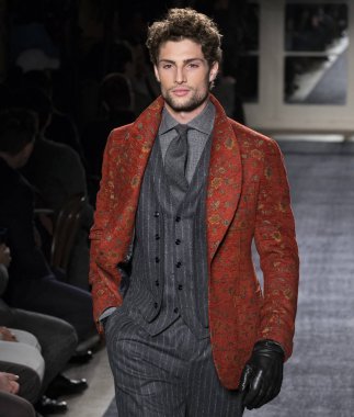 Joseph Abboud - erkek sonbahar kış 2018 Mens gösteri