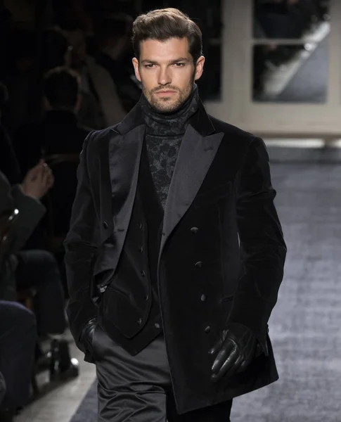 Joseph abboud - männer herbst winter 2018 herren show — Stockfoto