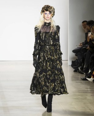 Tadashi Shoji Şov, Runway, Güz Kış 2020, New York Moda W