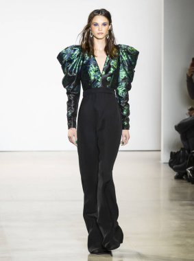 Tadashi Shoji Şov, Runway, Güz Kış 2020, New York Moda W