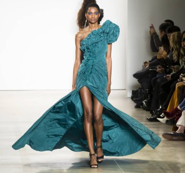 Tadashi Shoji Şov, Runway, Güz Kış 2020, New York Moda W