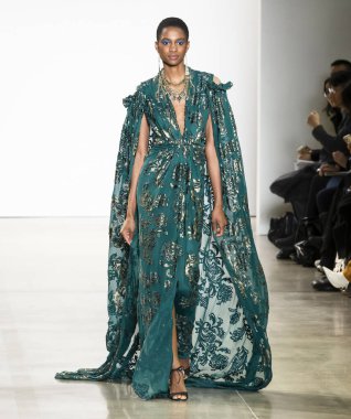 Tadashi Shoji Şov, Runway, Güz Kış 2020, New York Moda W