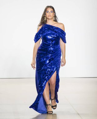 Tadashi Shoji Şov, Runway, Güz Kış 2020, New York Moda W