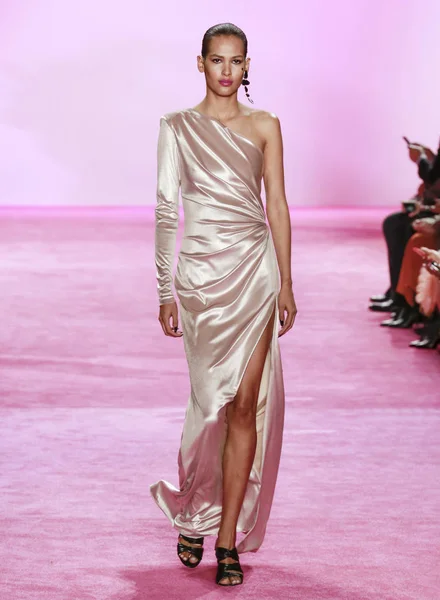 Christian Siriano show, Passarela, Outono de Inverno 2020, New York Fashi — Fotografia de Stock