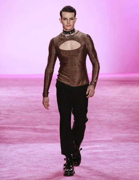 Christian Siriano show, Pista, Otoño Invierno 2020, Nueva York Fashi — Foto de Stock