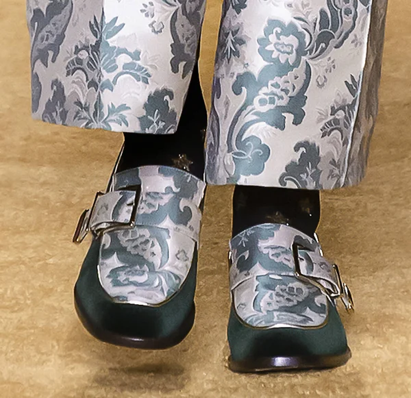 Nova York Nova York Fevereiro 2020 Modelo Detalhes Dos Sapatos — Fotografia de Stock
