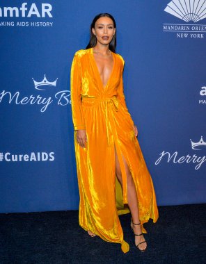 New York, New York - Şubat 05, 2020: Ilfenesh Hadera 2020 amfAR New York Galasına katıldı