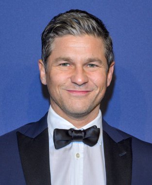 New York, New York - Şubat 05, 2020: David Burtka 2020 amfAR New York Galasına katıldı