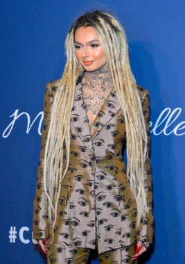 New York, New York - Şubat 05, 2020: Zhavia Ward 2020 amfAR New York Galasına katılıyor