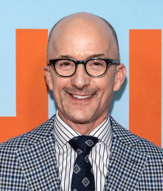 New York, New York - 12 Şubat 2020: Jim Rash, SVA Tiyatrosu 'nda 