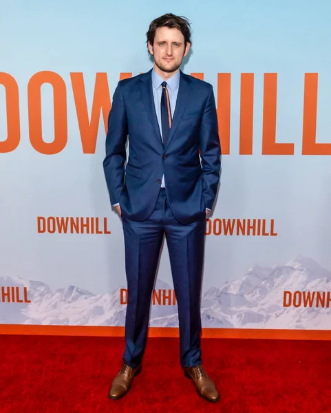 Nueva York Febrero 2020 Zach Woods Asiste Estreno Downhill Sva — Foto de Stock