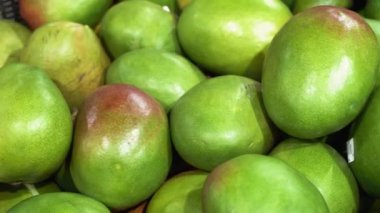 Mango hasadı. Yakın çekim.