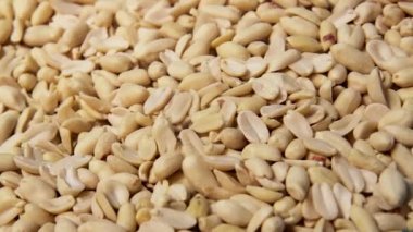 Yiyecek dokuları için yer fıstığı üst görünüm