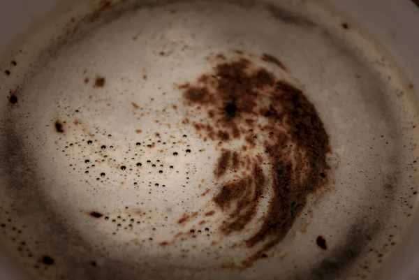 コーヒーマグカップの泡は — ストック写真
