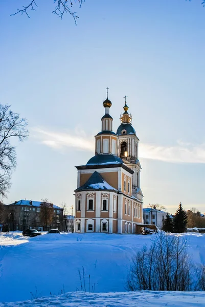 Oude Kerk Een Winterochtend — Stockfoto