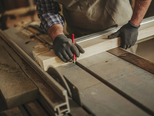 Carpenter Work Woodworking Tools — Stock Photo, Image