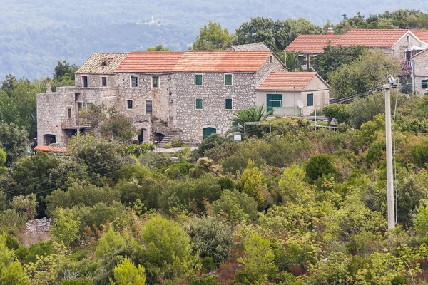 Bella Vista Selca Sull Isola Hvar Croazia — Foto Stock