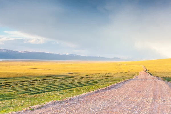 Song Kul Högalpin Sjö Tian Shan Bergen Kirgizistan — Stockfoto