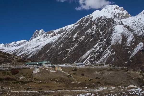 Machhermo Nepal Circa Octubre 2013 Vista Del Himalaya Desde Los —  Fotos de Stock