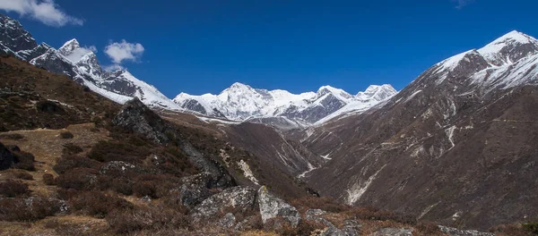 Shivalaya Köyünün Manzarası Ekim 2013 Shivalaya — Stok fotoğraf