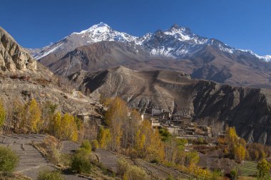 JHONG, NEPAL - CIRCA NOVEMBER 2013: Jhong köyü Kasım 2013 dolaylarında Jhong.