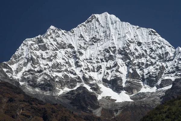 Chheplung Nepal Circa Οκτωβριοσ 2013 Άποψη Των Ιμαλαΐων Στο Δρόμο — Φωτογραφία Αρχείου