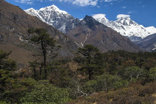 Namche Bazar Nepal Circa Οκτωβριοσ 2013 Άποψη Των Ιμαλαΐων Everest — Φωτογραφία Αρχείου