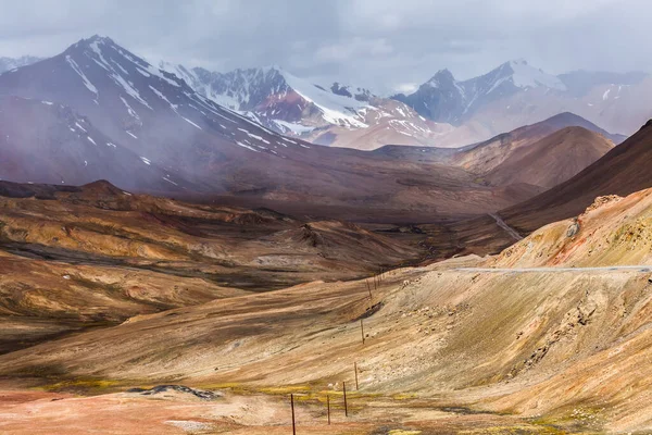 Beautiful View Pamir Mountains Baital Pass Tajikistan — стокове фото