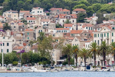 Hırvatistan 'ın Split kentinin güzel manzarası Eylül 2016 dolaylarında Split' te.