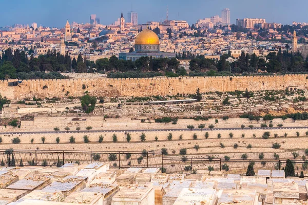 Jerusalem Israel Circa Mayo 2018 Maravilloso Panorama Ciudad Jerusalén Alrededor — Foto de Stock