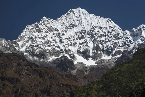 Chheplung Nepal Circa Outubro 2013 Visão Dos Himalaias Caminho Chheplung — Fotografia de Stock