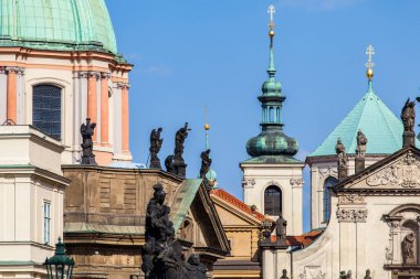 PRAG, CZECH Cumhuriyet - CRCA Nisan 2017: Çek Cumhuriyeti 'nin Prag' daki başkenti Prag şehri, Nisan 2017.