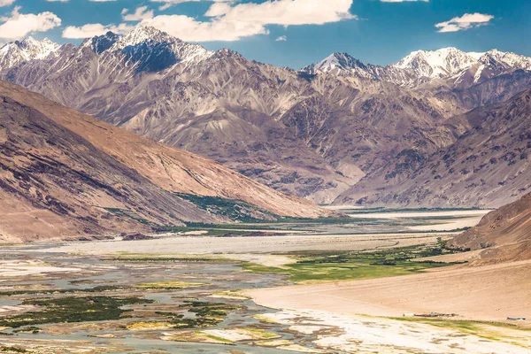 Hermosa Vista Del Pamir Afganistán Río Panj Largo Del Corredor — Foto de Stock