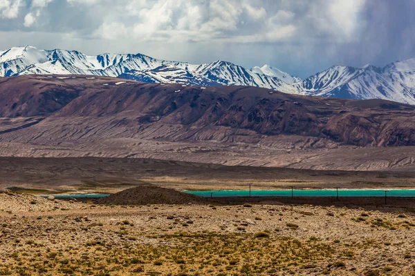 Vacker Utsikt Över Sjön Sasykkul Pamir Tadzjikistan — Stockfoto