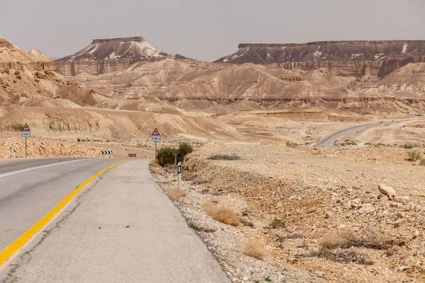 View Road Negev Desert Israel — Stock Photo, Image