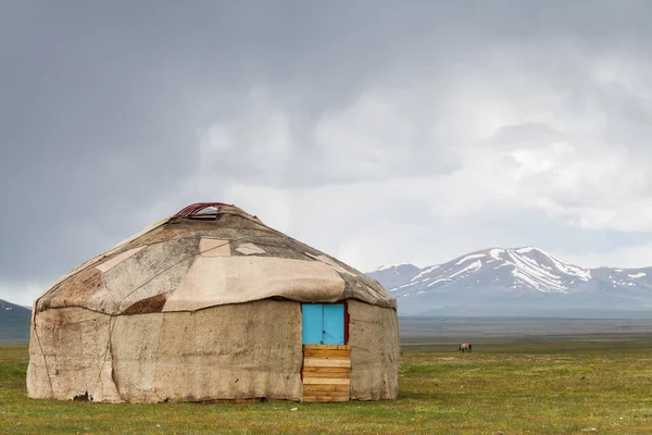 Song Kul - Kırgızistan 'ın Tian Shan Dağları' ndaki yüksek alp gölü