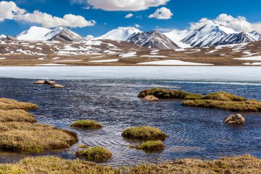 Kırgızistan 'ın Issyk Kul Bölgesinde Barskoon (Arabel) Syrts