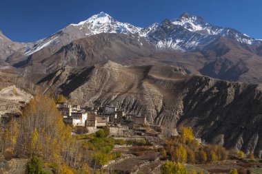 JHONG, NEPAL - CIRCA NOVEMBER 2013: Jhong köyü Kasım 2013 dolaylarında Jhong.