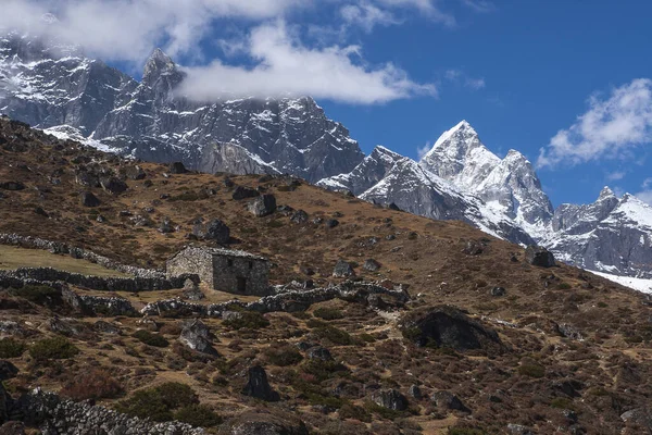 Gokyo Nepal Circa Octubre 2013 Camino Entre Gokyo Machhermo Hacia — Foto de Stock