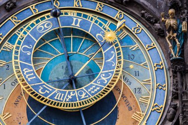 Prag astronomik saatinin görünümü