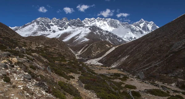 Somare Nepal Circa Oktober 2013 Över Himalaya Lhotse Till Höger — Stockfoto