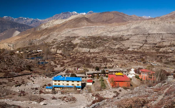 Muktinath Nepal Circa November 2013 Rond Het Dorp Muktinath Ongeveer — Stockfoto