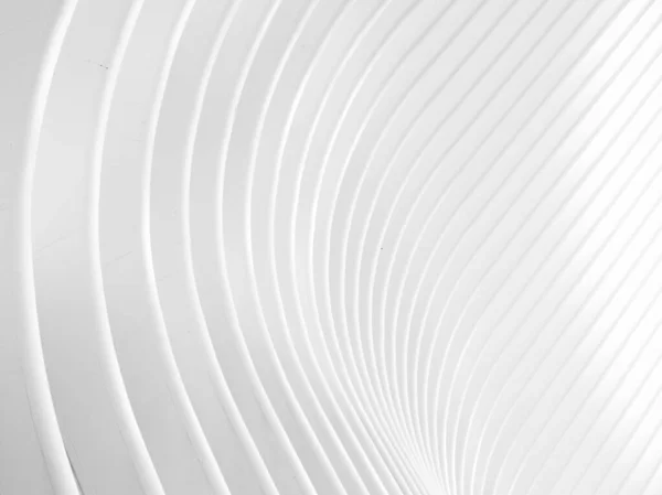 Lneas de una arquitectura blanca y suave formando una Ola