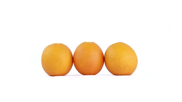 Oranges White Background — Stock Photo, Image