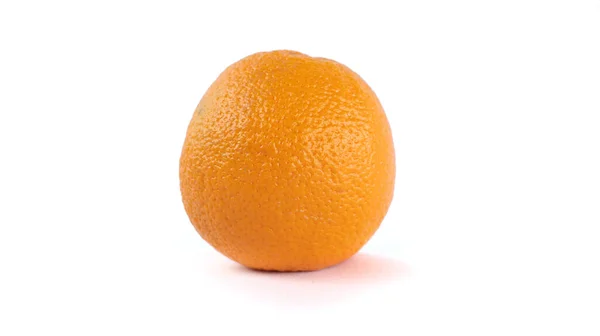 白色背景的橙子 图库照片