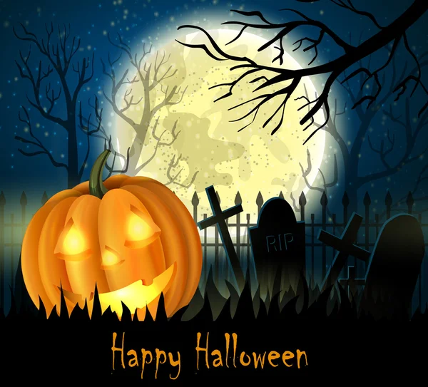 Halloween fundo assustador — Vetor de Stock