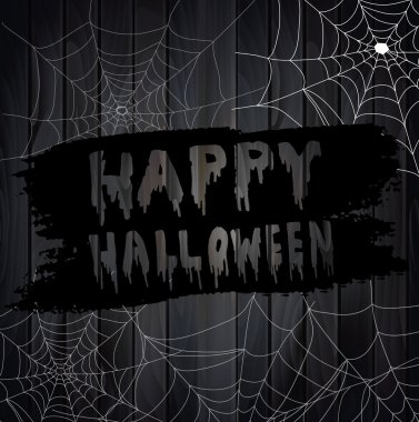 korkunç örümcek ağları vektör çizim