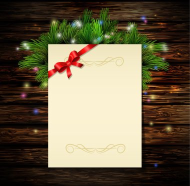 Ağaçlı Noel arkaplanı