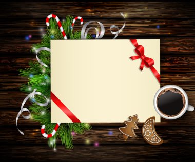 Ağaçlı Noel arkaplanı