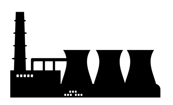 Industry icon silhouette — Stockový vektor